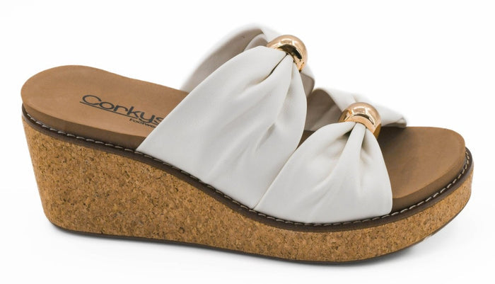 Corky's Ivory Miss Understood Wedges - Macoma Boutique302 Wedges & Heels
