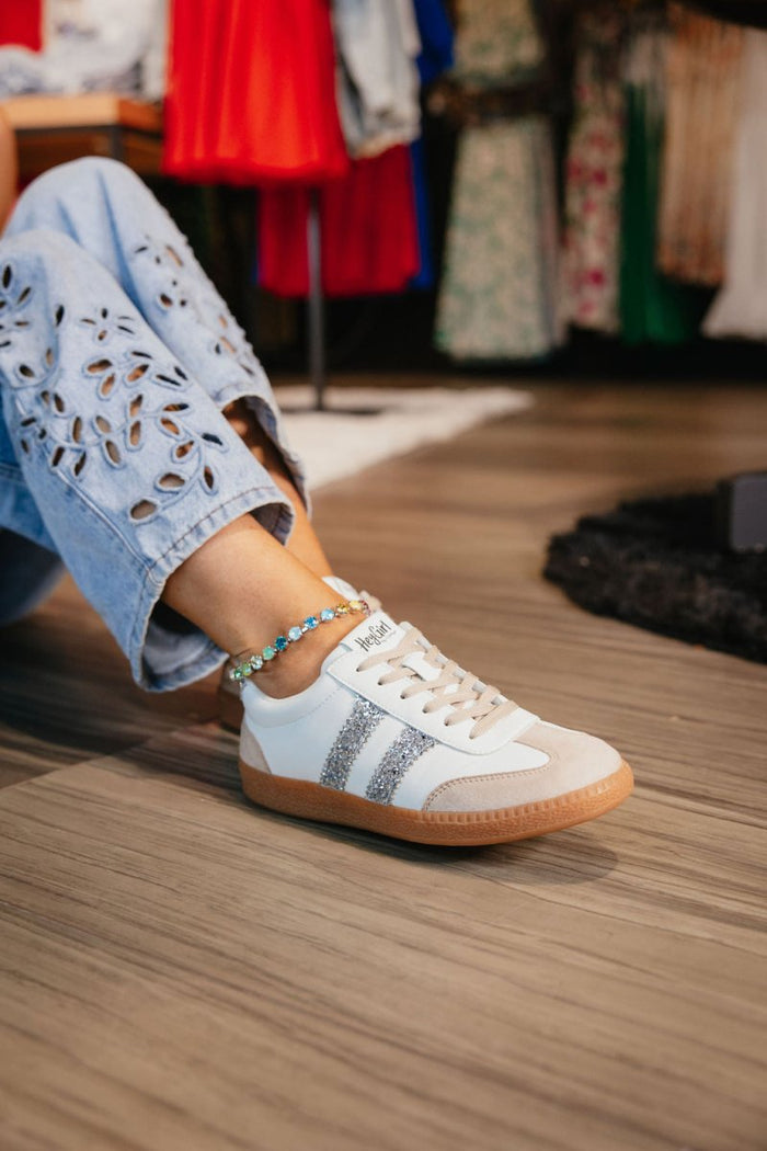 Corky's Silver Glitter Heads Up - Macoma Boutique301 Sneakers