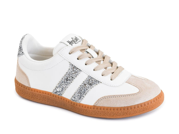 Corky's Silver Glitter Heads Up - Macoma Boutique301 Sneakers