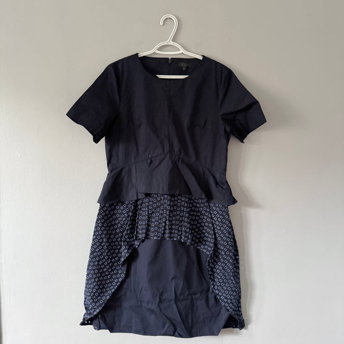 COS / Navy cotton dress / Women 12