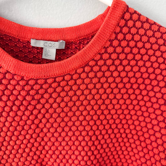 COS / Orange x red knit dress / Women L