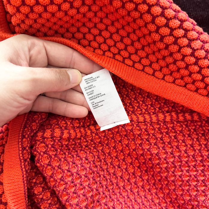 COS / Orange x red knit dress / Women L