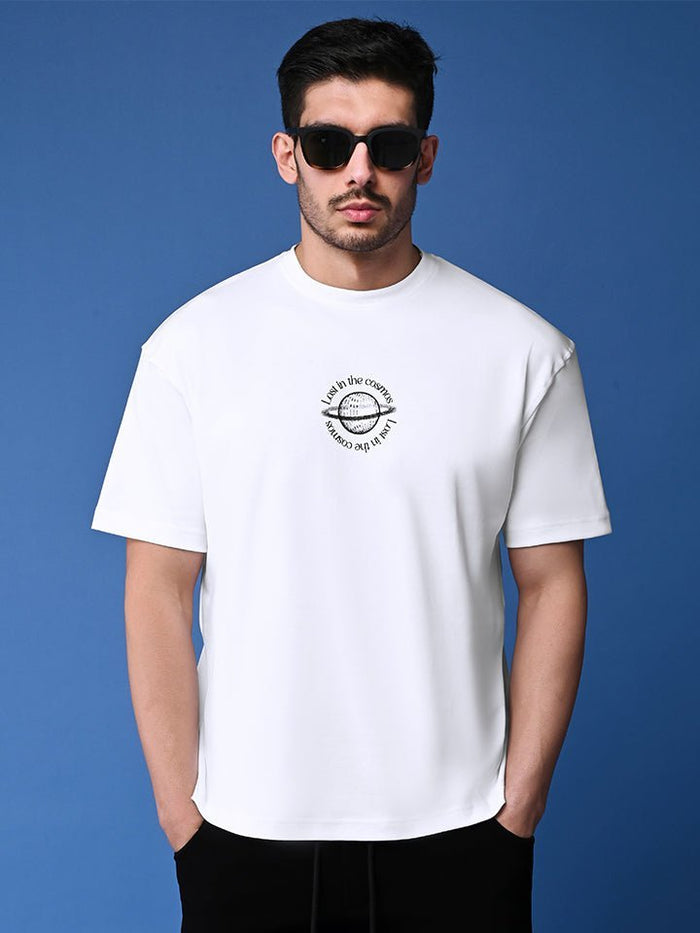 Cosmos Print 100% Cotton T-Shirt