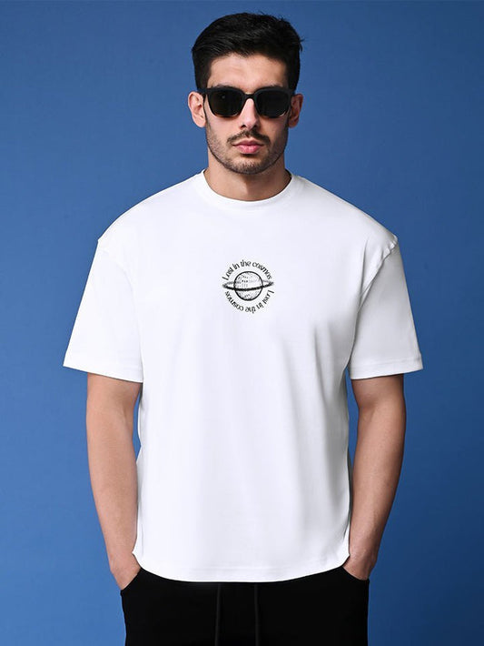 Cosmos Print 100% Cotton T-Shirt