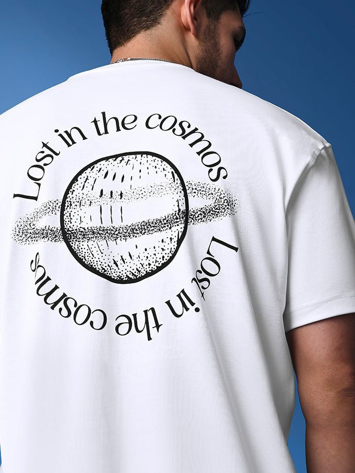 Cosmos Print 100% Cotton T-Shirt
