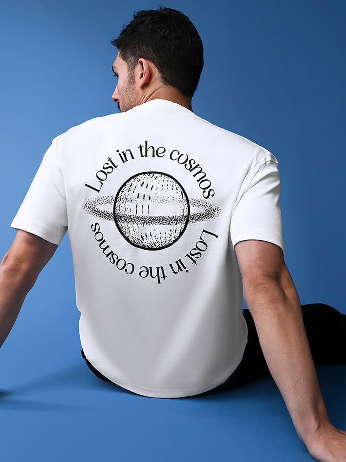 Cosmos Print 100% Cotton T-Shirt