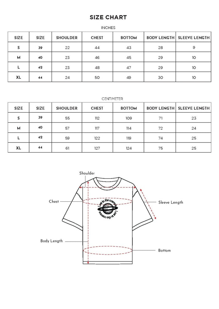 Cosmos Print 100% Cotton T-Shirt