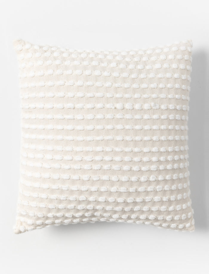 Coussin à point texturé