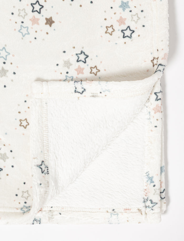 Couverture en peluche imprimée pour bébé