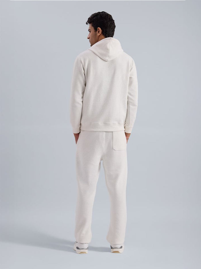 Cove-Nest White Knitted Winter Co-ord Set