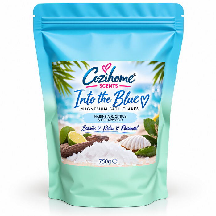 Cozihome Magnesium Bath Flakes 750g | Scented Magnesium Bath Soak | Relax, Unwind & Self Care | 3 Scents