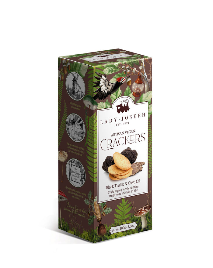 Crackers with Truffle & Olive Oil (Vegan Snack )