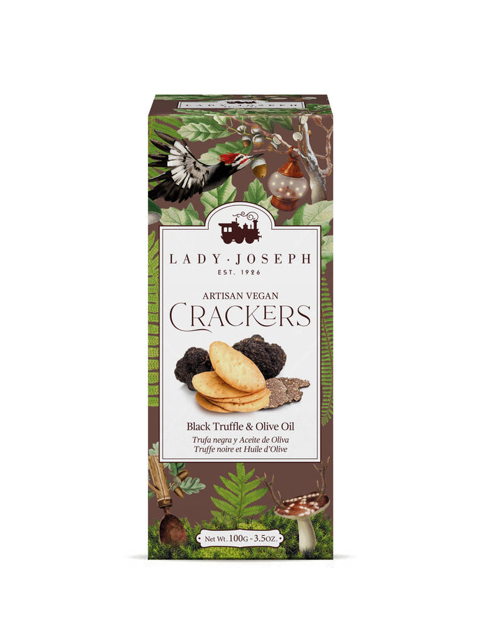 Crackers with Truffle & Olive Oil (Vegan Snack )