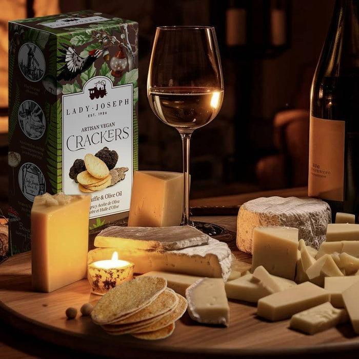 Crackers with Truffle & Olive Oil (Vegan Snack )