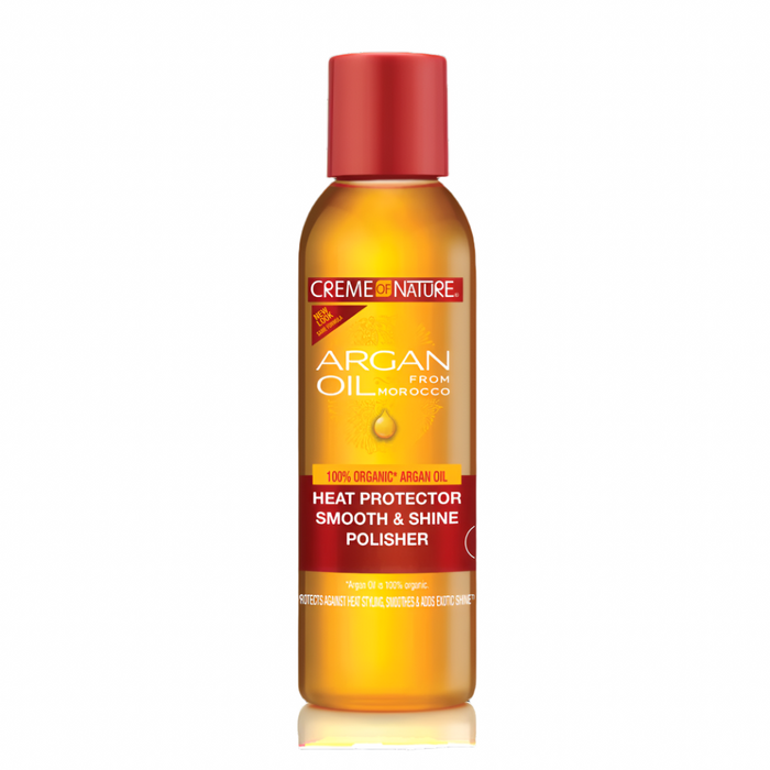 Creme of Nature Argan Oil from Morocco Heat Protector Smooth & Shine Polisher 4oz