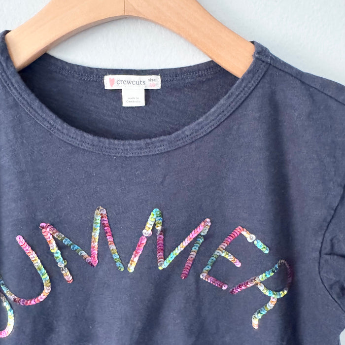 Crewcuts / Dark navy "summer" dress / 10Y