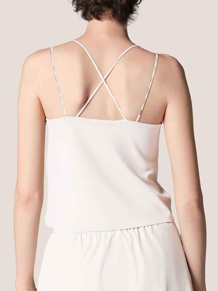 Crisscross Back Bra-In Cami