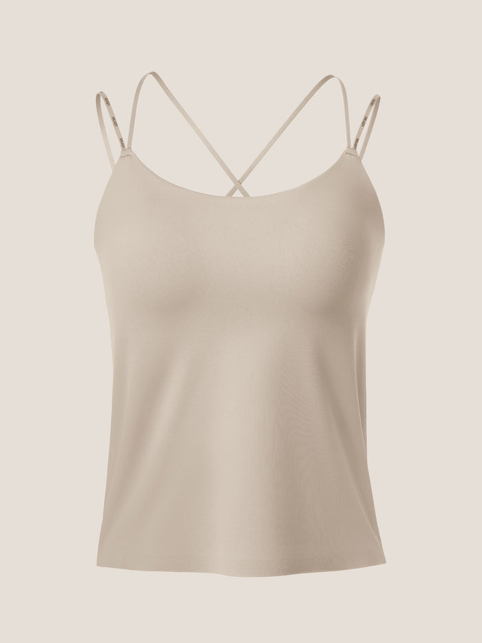 Crisscross Back Bra-In Cami