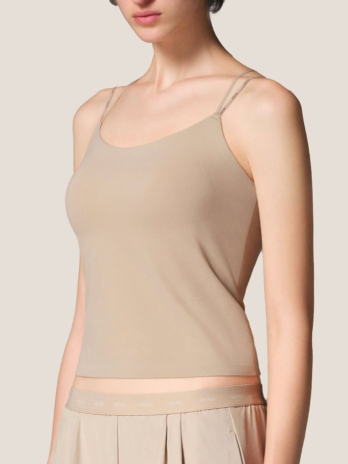 Crisscross Back Bra-In Cami