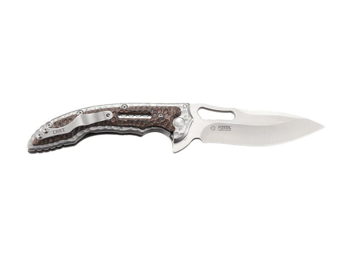 CRKT Fossil Folding Knife 100mm 8Cr13MoV Blade
