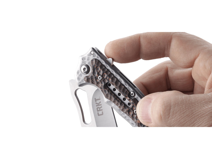 CRKT Fossil Folding Knife 100mm 8Cr13MoV Blade