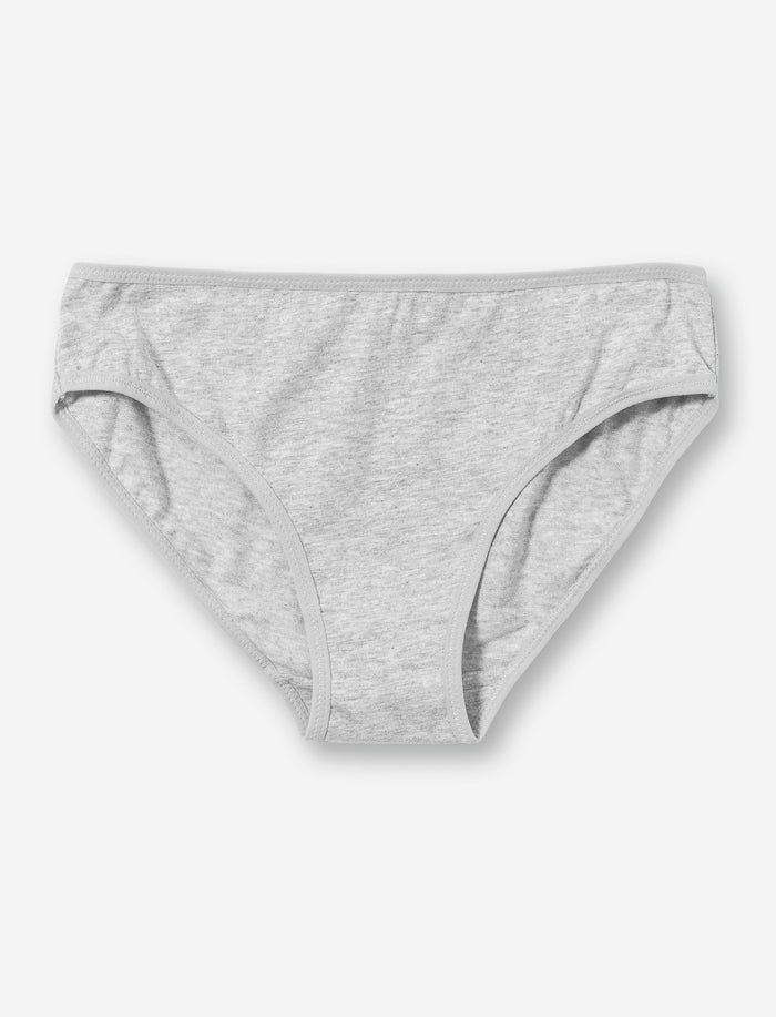Culotte bikini unie en coton pour ado fille