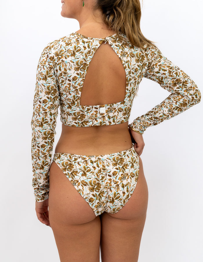 Cut Out Rash Shirt Bloom