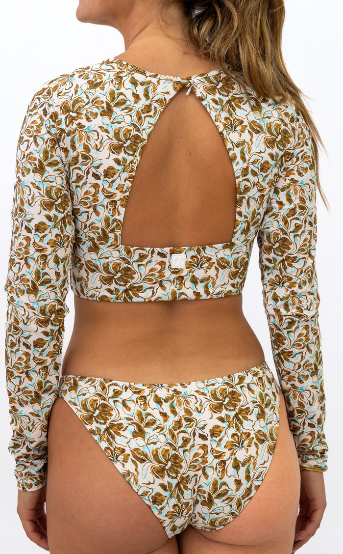 Cut Out Rash Shirt Bloom