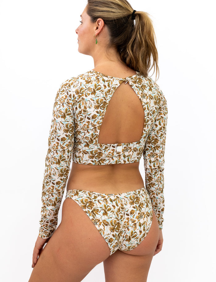 Cut Out Rash Shirt Bloom