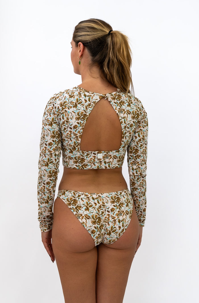Cut Out Rash Shirt Bloom