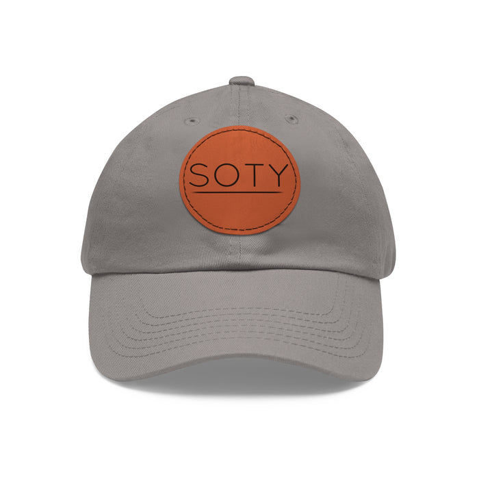 Grey / Light Brown patch / Circle / One size