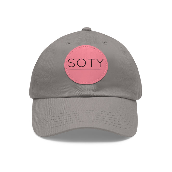 Grey / Pink patch / Circle / One size