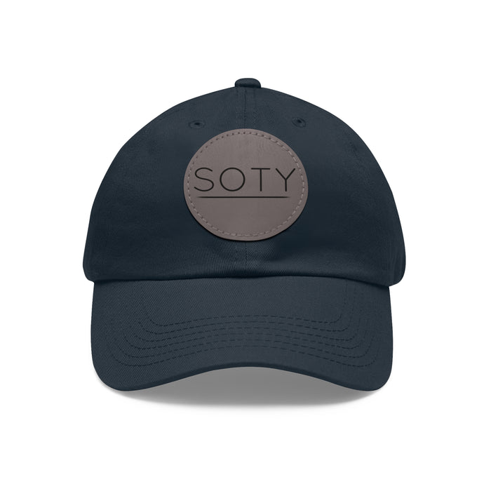Navy / Grey patch / Circle / One size