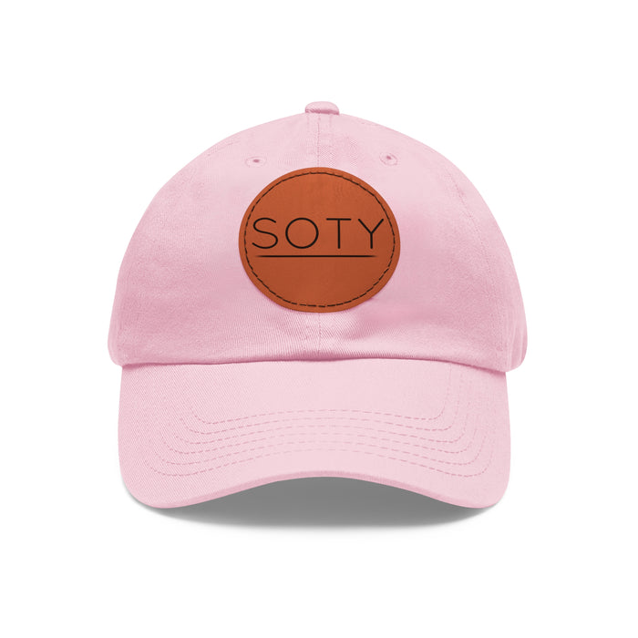 Light Pink / Light Brown patch / Circle / One size