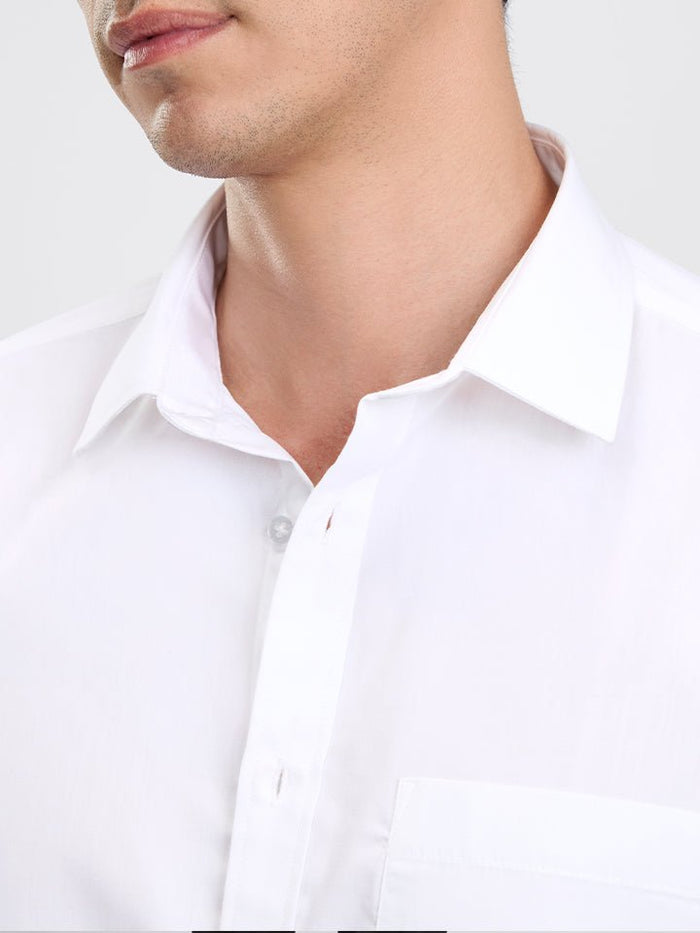 Daystart White Oxford Cotton Shirt