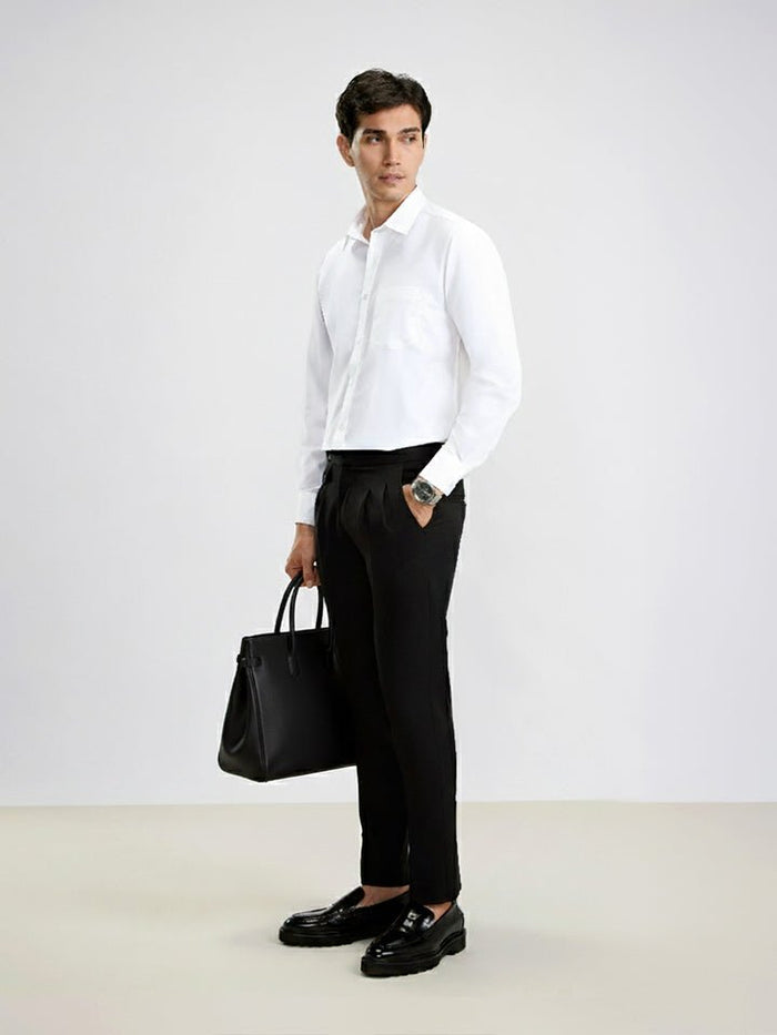 Daystart White Oxford Cotton Shirt