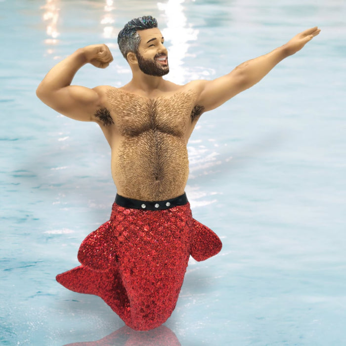 December Diamonds Merman Ornament - Muscle Beach II