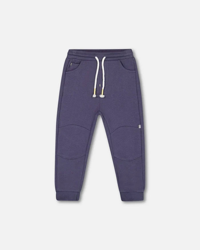 Deux Par Deux French Terry Pant - Nightshadow Blue