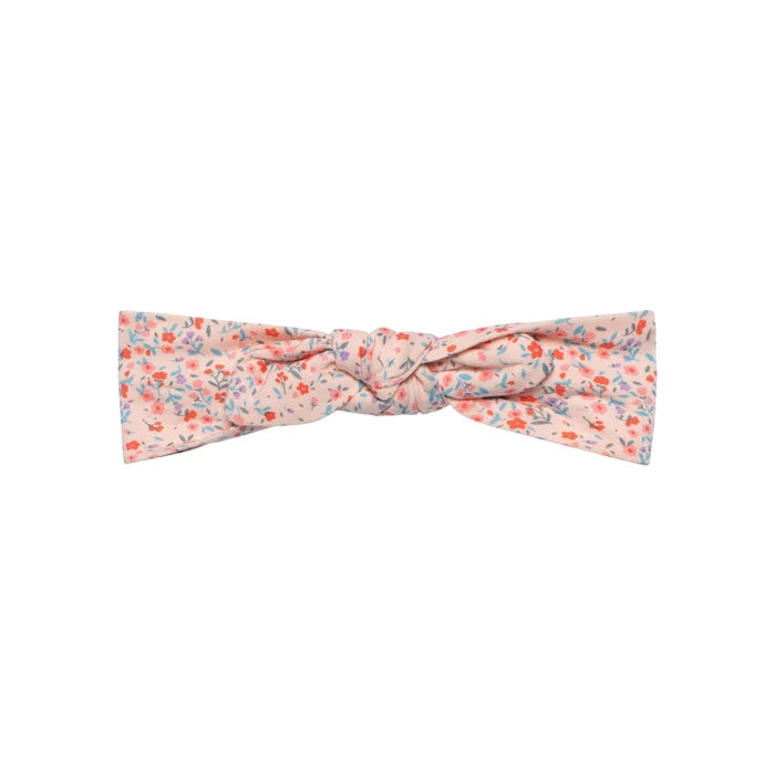 Deux Par Deux Organic Cotton Headband & Bib Set - Little Flowers