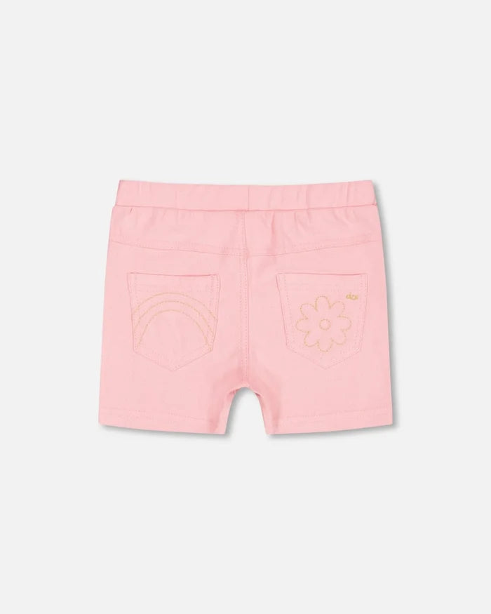 Deux Par Deux Short Jeggings - Light Pink