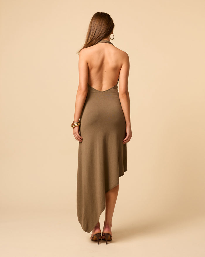 Devon Dress | Taupe