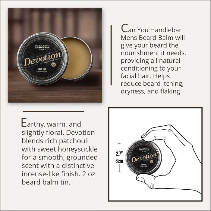 Devotion Dry Oil: Rugged Patchouli Beard Balm