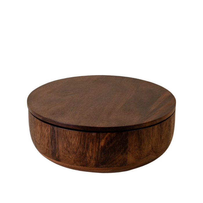 Dot Salad Bowl - Walnut Wood