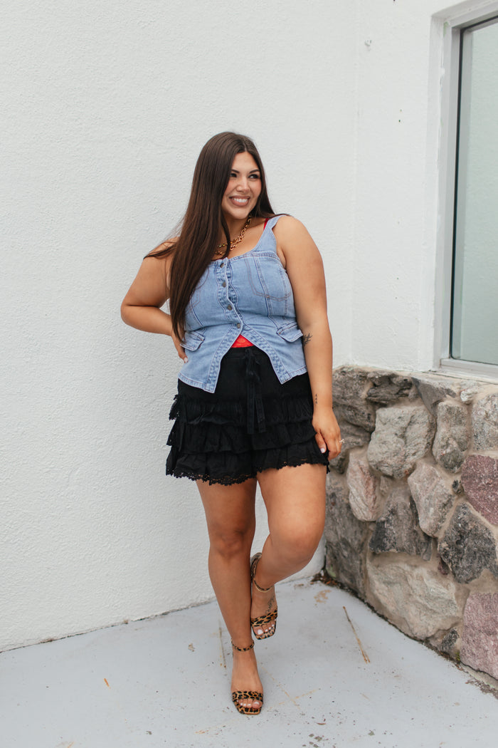 Downtown Denim Vest