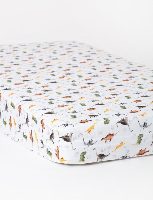 Drap contour en mousseline à motifs