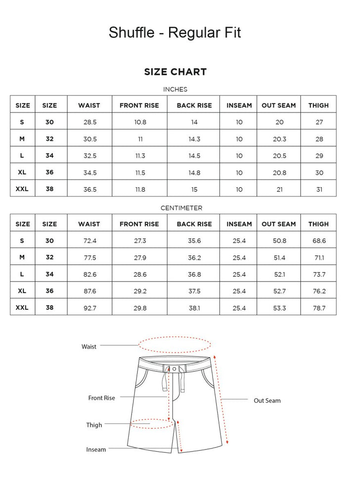 White Elasticated Cotton Blend Shorts - Shuffle