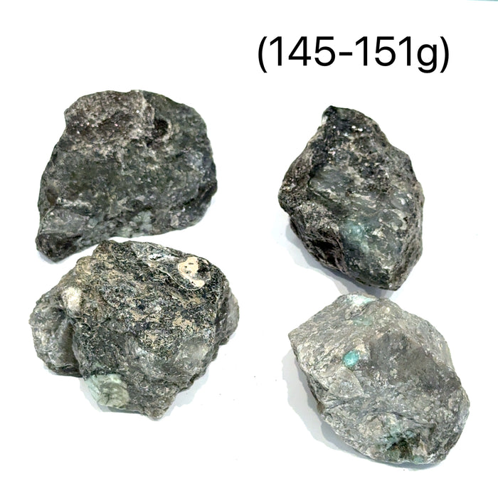 One (145-151g) Raw Emerald Gemstone - new