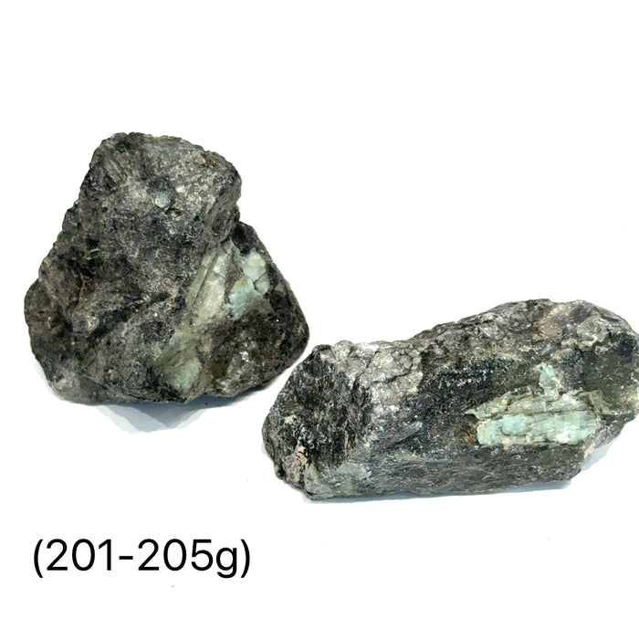 One (201-205g) Raw Emerald Gemstone - new