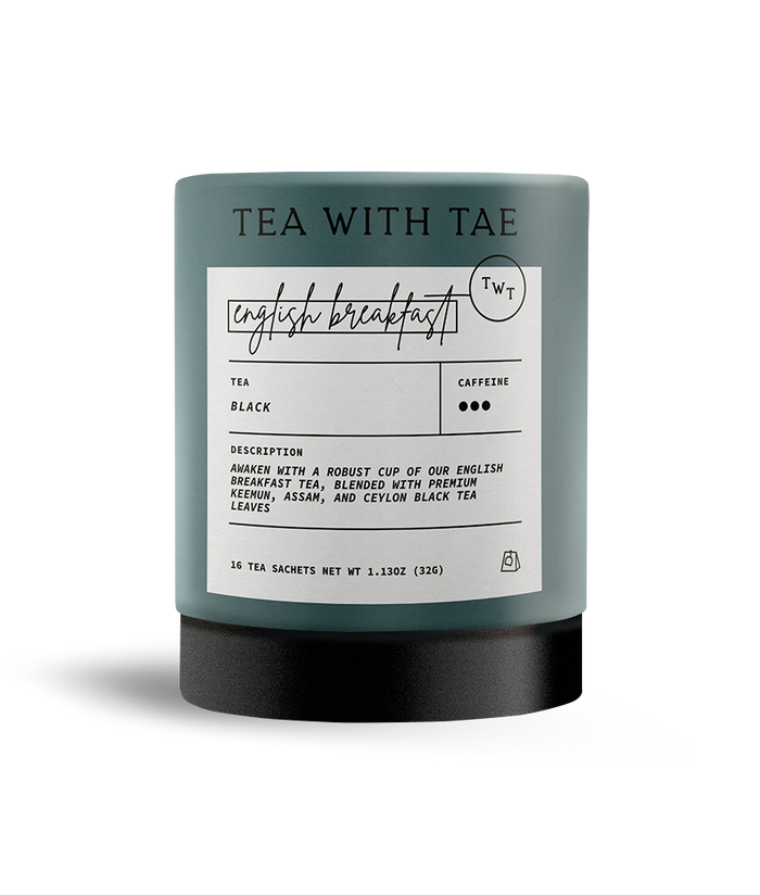 English Breakfast Black Tea Large Tube (16 Tea Bags)