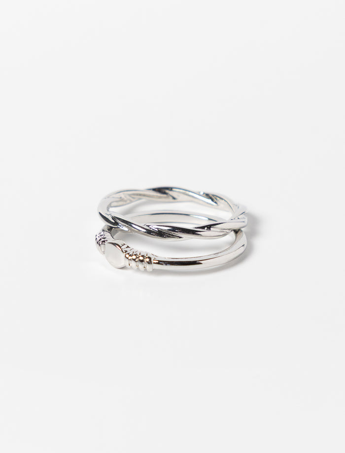 Ensemble de 2 bagues pour femme